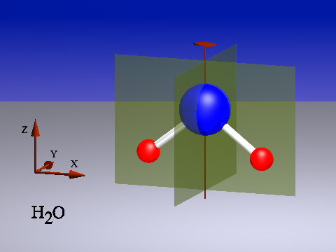 Wasser-Molekül